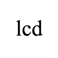 Lcd – graphic design